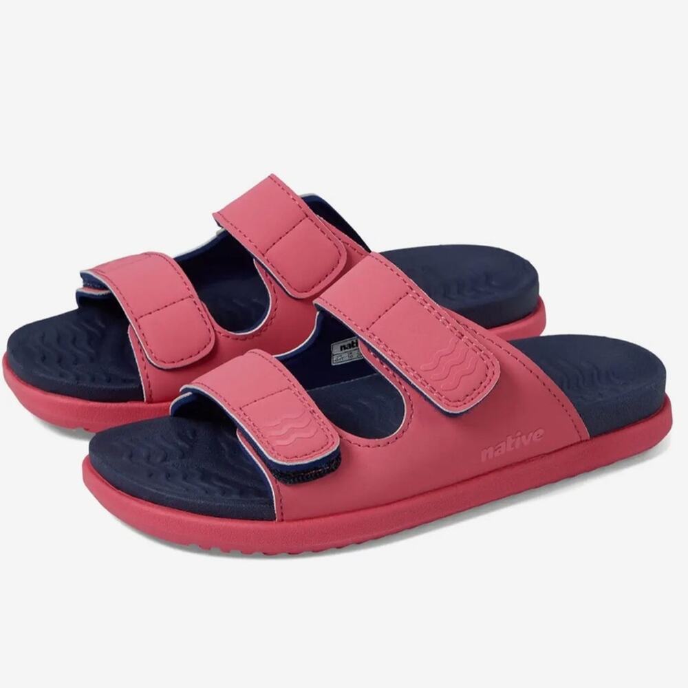 Native Kids Frankie Sugarlite Sandal is Dazzle Pink Size C11